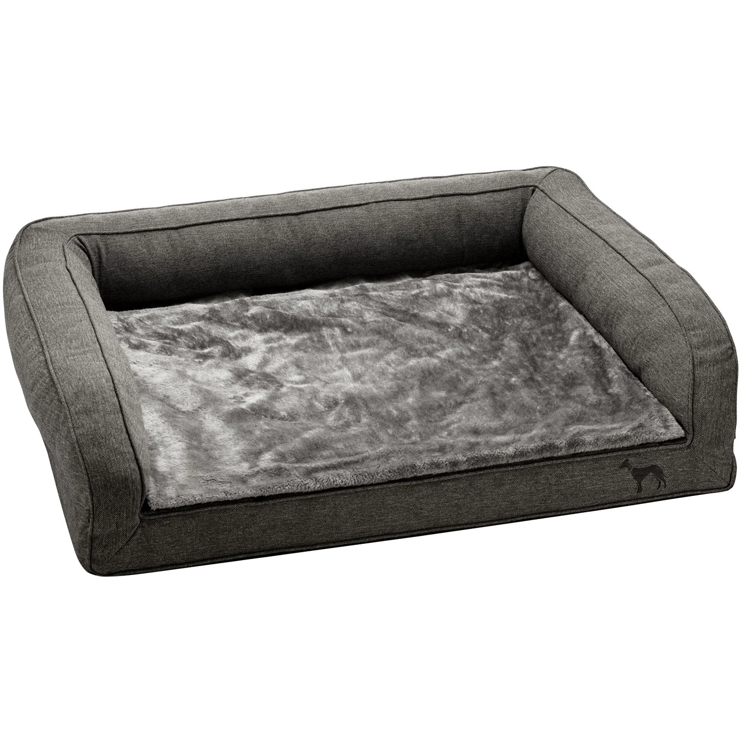 Hunter ortopædisk hundesofa Livingston Large 100 x 80 cm Antracit